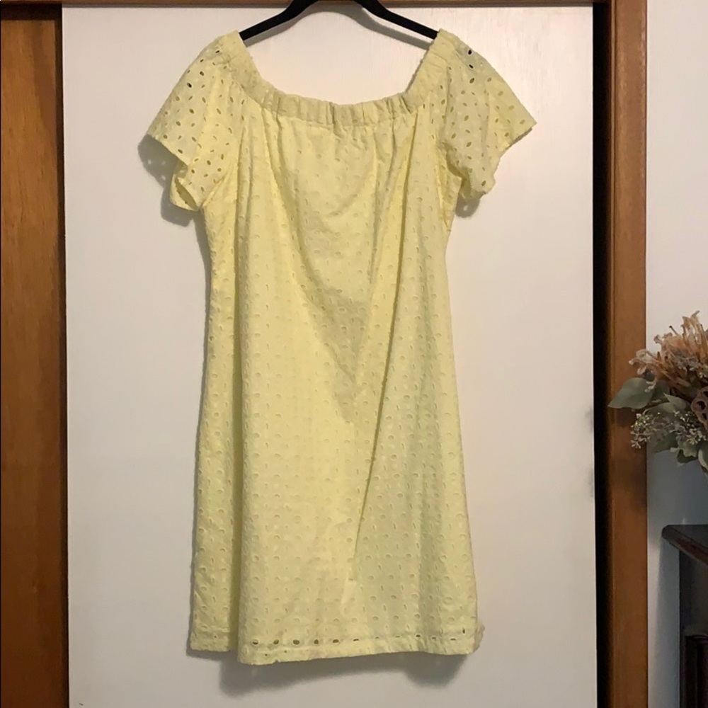 Eyelet lace dress